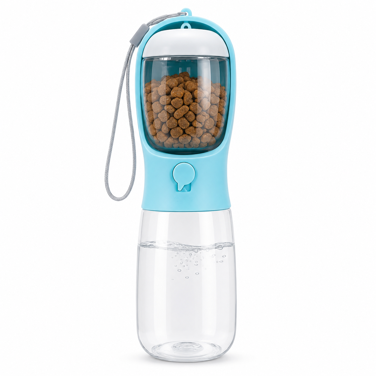 Wag & Roam Portable Dog Water Bottle with Food Container