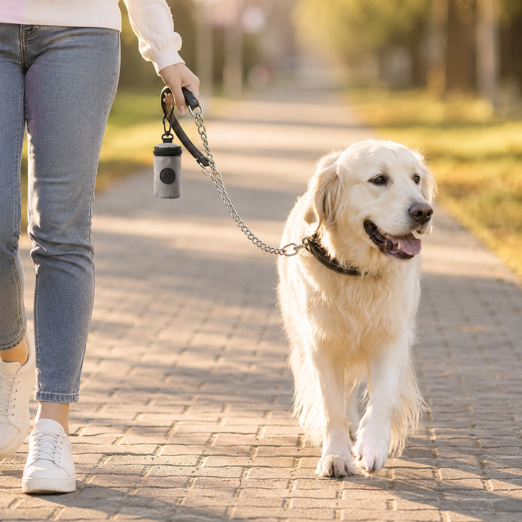 Wag & Roam Poop Bag Dispenser & Leash Holder