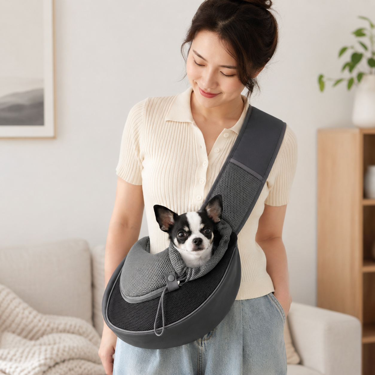 Wag & Roam Pet Carrier Sling Backpack