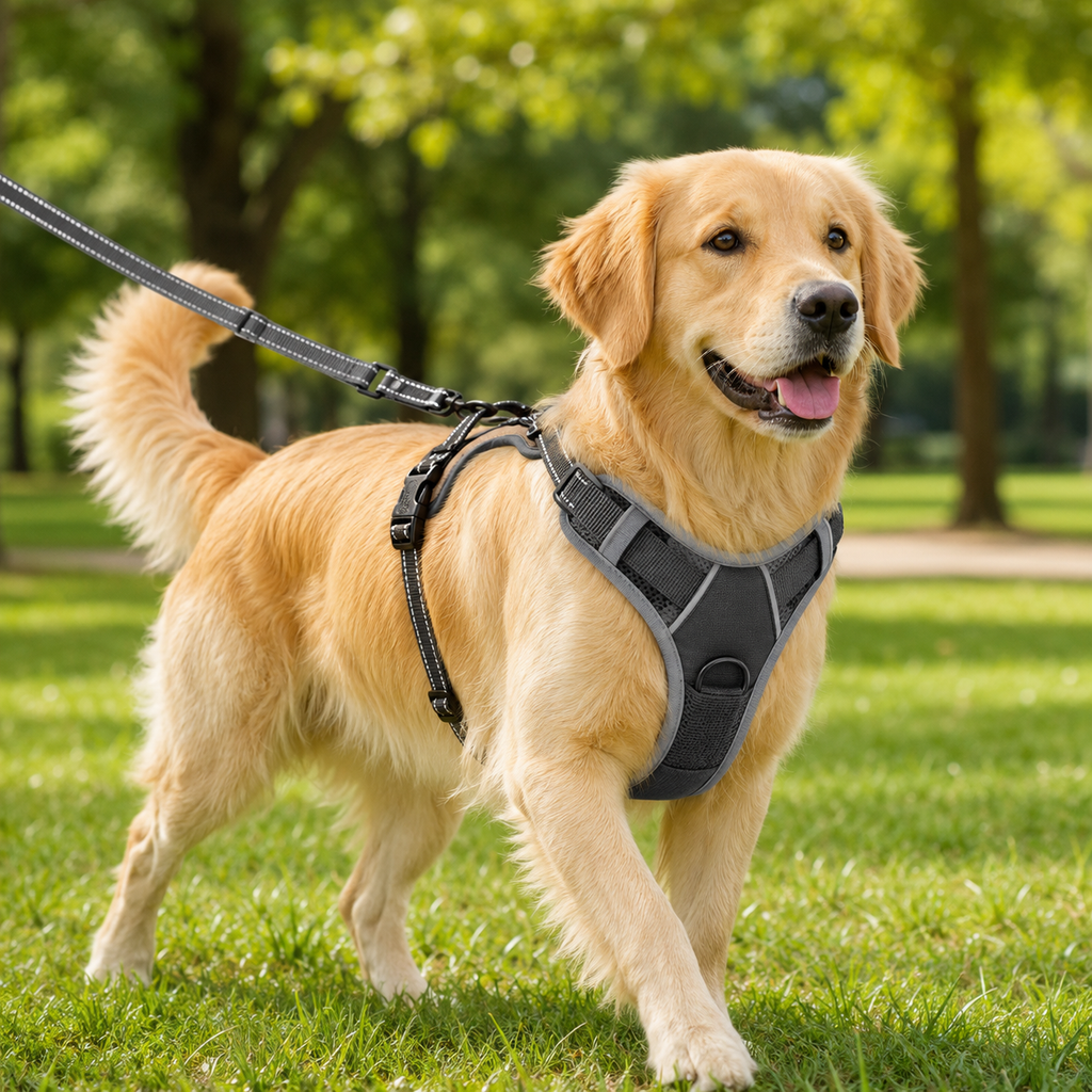 Wag & Roam No-Pull Harness & Leash Set for Small Dogs
